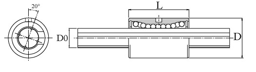 LG-L滚珠导套，日本THK轴承，THK线性轴承，日本THK代理销售中心