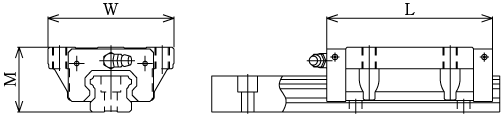 SHS-C直线导轨图解-THK直线导轨