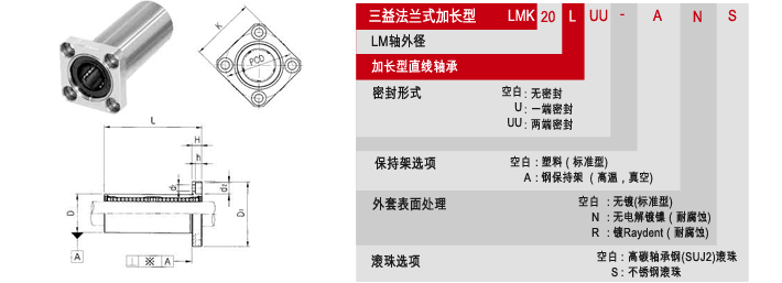 LMK-L直线轴承